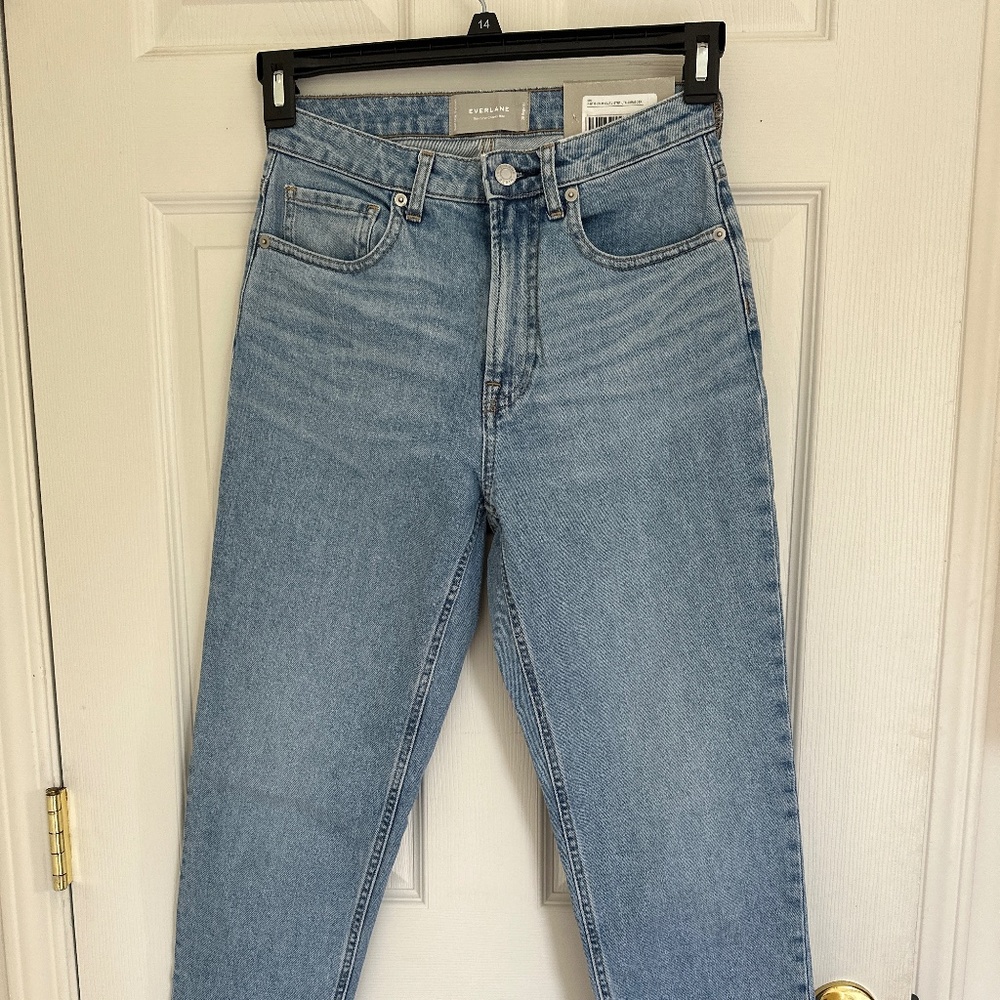NWT Everlane The Curvy Cheeky Straight Jean, High Rise, 26 Regular